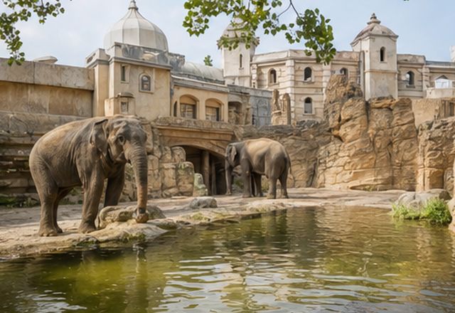 Elephant Temple area